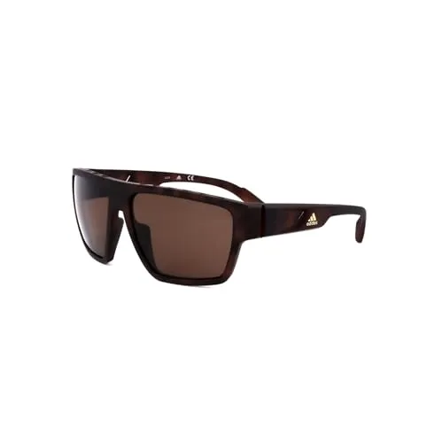 Adidas Herren SP0008 Sonnenbrille, (dark havana/brown polarized), 61