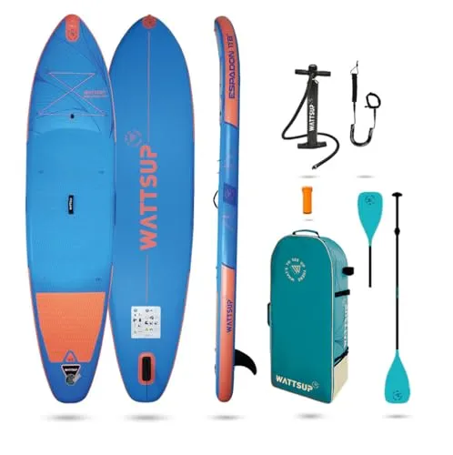 Atrigo Stand-Up Espadon 118 - Freizeit Stand Up Paddle - Surfen & Kitesurfen - Ideal für Pools und Wasserspaß, mit großzügigen Maßen von 355x86x15 cm für optimale Stabilität und Spaß auf dem Wasser.