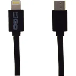 2GO USB Datenkabel-schwarz-100cm USB Type-C 3.1 - Lightning