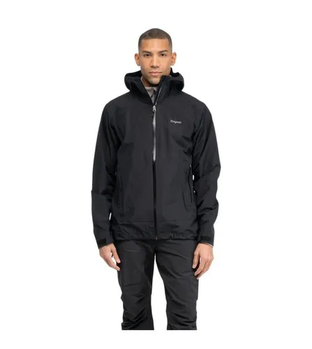 Bergans Softshelljacke Essentials 3L Shell - Herren Schwarz XL - Die Essentials 3L Shell Jacke bietet perfekten Schutz vor Wind und Wetter. Mit innovativer Membran-Technologie und Belüftungsreißverschlüssen für optimalen Komfort bei allen Aktivitäten.