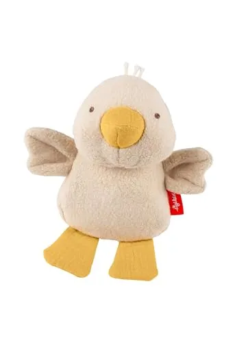 sigikid Greifling Ente, sigibaby - Babyspielzeug zum Greifen, Entdecken und Spielen mit Rassel Geschenk für Babys ab Geburt