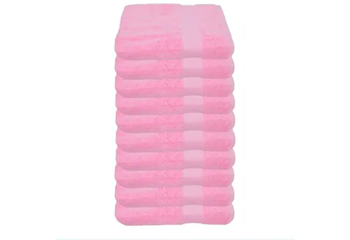 Julie Julsen Gästehandtücher 10-Gästehandtücher-Babyrosa-Gästetuch 30 x 50 cm, Baumwolle (10-St)