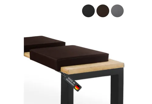 Lycce Bankauflage Kunstleder 1 Leiste in braun von Lycce