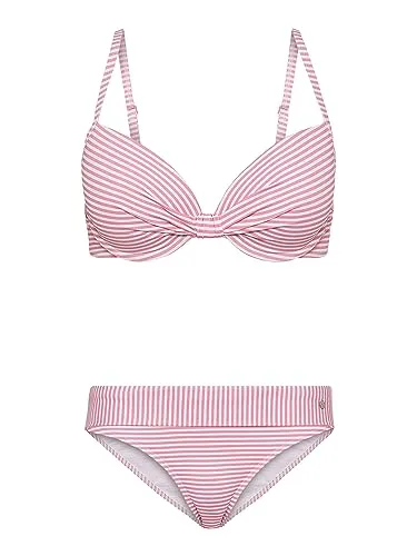 Produktbild s.Oliver Bügel-Bikini rosa-weiß