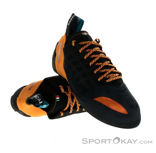 Scarpa Instinct (Lace) - Hochleistungs Kletterschuhe - Kletterschuh mit TPU-Verstärkung für ultimativen Halt und Kraftübertragung. Perfekt für Bouldern und Sportklettern mit maximaler Präzision dank Arrowhead Toe Randing und VIBRAM® XS Edge Sohle.