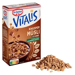 Dr. Oetker Vitalis Knuspermüsli Schoko 500 g von Dr. Oetker