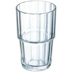 Arcoroc Trinkgläser Norvege ARC 60440 Stapelbecher, 270ml, 6 Stück