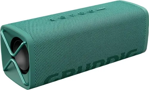 GBT Club Grass Mobiler Lautsprecher - Schwarz/Grün - Lautsprecher mit 20 W RMS, Bluetooth Reichweite bis 20 m und wasserdichtem Gehäuse (IPX7). Ideal für unterwegs, mit Powerbank-Funktion für dein Smartphone.