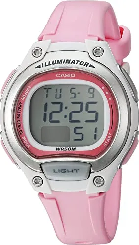 Casio Kinderuhr LW-203-4AVEF rosa - Armbanduhren mit LED-Hintergrundbeleuchtung, Stoppuhr und wasserdicht bis 5 ATM. Ideal für aktive Kinder, die eine robuste und funktionale Uhr suchen.