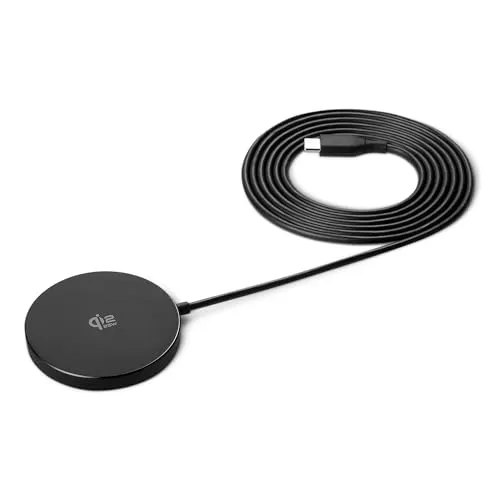 Amazon Basics 25W Qi2.2 Magsafe Ladegerät – Kabelloses Ladepad für iPhone & Android