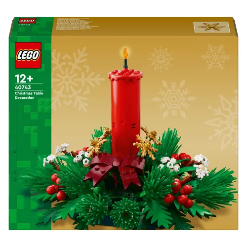 LEGO ICONS Weihnachtsgesteck 40743 - LEGO ICONS Bauset für Kinder ab 12 Jahren, bringt festliche Stimmung auf den Tisch und fördert die Kreativität beim Bauen.