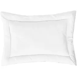 ZOLLNER Kopfkissen, Füllung: 100% Polyester, 40 x 60 cm, 50% Polyester, 50% Baumwolle, speziell für Babys weiß 40 cm x 60 cm