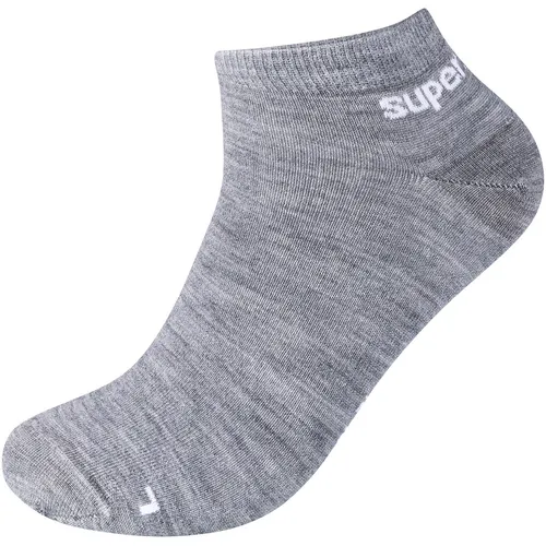 Super.Natural SN Sneaker Socks 2-PACK - cashmere grey melange/fresh white (81F) - Unisex Sneaker Socken im praktischen 2er-Pack, atmungsaktiv und komfortabel für den täglichen Gebrauch. Ideal für Freizeit und Beruf, unsichtbar im Sneaker und perfekt für lange Tragezeiten.
