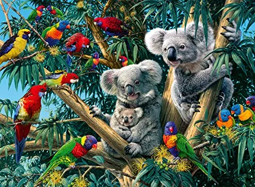Koalas im Baum (Puzzle)