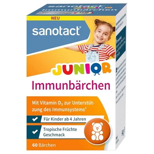 sanotact Junior Immunbärchen – Vitamine für Kinder ab 4 Jahren