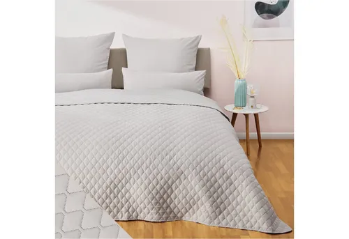 Blumtal Tagesdecke 170x210 cm - OEKO-TEX zertifiziert - Tagesdecken für Betten 90x200 cm, schadstofffrei und mit edlem Look durch optimale Größe. Ideal als stilvolles Geschenk!