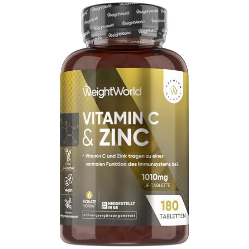 WeightWorld Vitamin C Zink Tabletten