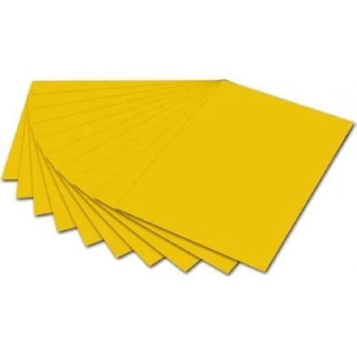 folia Tonpapier DIN A4 130 g/qm goldgelb 100 Blatt
