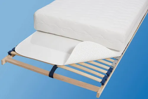 Setex Matratzenunterlage Classic 90x200cm - Rutschfester Matratzenschoner - Matratzenauflage 90x200cm mit rutschfester Noppenunterseite für festen Halt. Atmungsaktiv und waschbar bei 30°C, schützt die Matratze vor Abrieb und sorgt für optimale Belüftung.