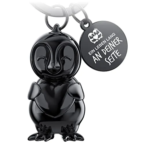 FABACH Pinguin Schlüsselanhänger Frosty mit Herz von FABACH