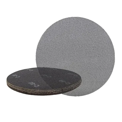 MioTools Spider Klett-Schleifgitter 225 mm - Scheiben mit Klettverschluss, 25 Stück Siliciumcarbid Schleifgitter, ideal für Trockenbauschleifer und vielseitig einsetzbar für Gips, Holz und Beton.