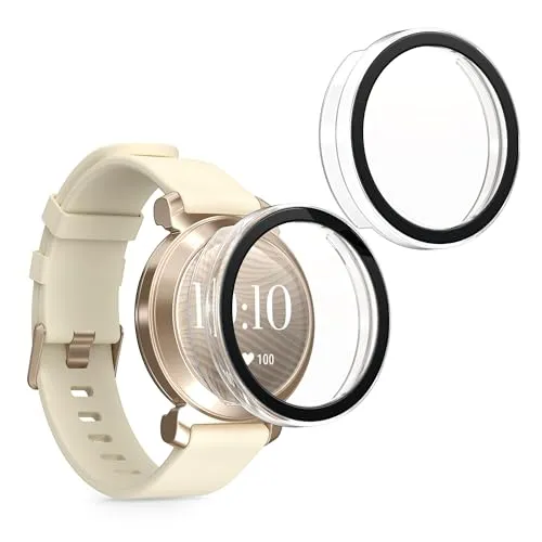kwmobile 2X Glas Hülle für Garmin Lily 2 Schutzhülle