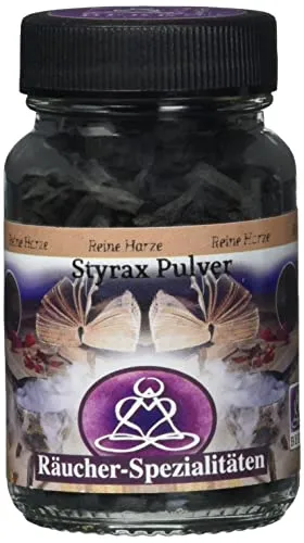 Berk HS-245 Räucherwerk - Styrax Pulver - Reine Harze, 50 ml