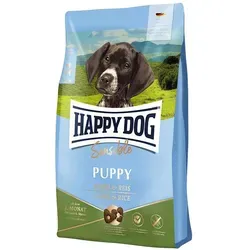 Happy Dog Sensible Puppy Lamm & Reis 10 kg - Hundefutter für Welpen ab 1 Monat, mit gut verträglichem Lamm und leicht verdaulichem Reis. Unterstützt eine optimale Entwicklung durch wertvolle Nährstoffe und geflügelfreie Rezeptur.