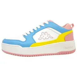 Kappa Sneaker Schnürschuh Weiß 40 EU - Sneaker in Größe 40 EU, bequem mit 3 cm Absatzhöhe und atmungsaktivem Textil-Innenmaterial. Ideal für Alltag und Freizeit.