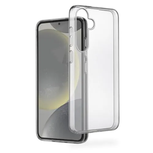 Hama Hülle für Galaxy S24+ (Handyhülle, Schutzhülle für Rückseite, Case, Kratzfest, extra Schutz für Kamera und Display, Wireless Charging kompatibel, transparent, Slim, Hülle dünn) durchsichtig