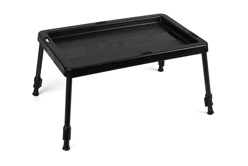 Fox Bivvy Table 47x30x2,6cm - Kompakter Angeltisch für Karpfenangler - Praktischer Tisch für Angler, Maße: 47x30x2,6cm, abgerundetes Gussdesign für platzsparendes Einklappen, ideal für unterwegs und schnelle Einsätze.