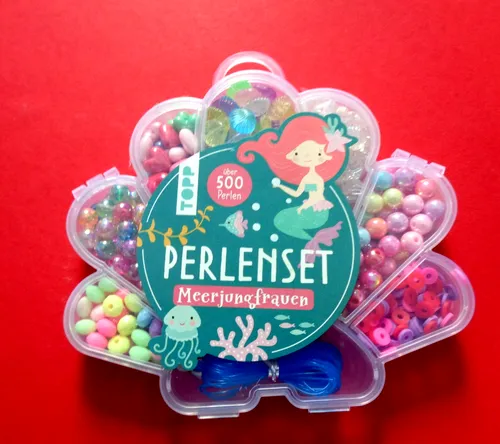 Perlenset Meerjungfrauen über 500 PERLEN frechverlag ab 5 Jahren