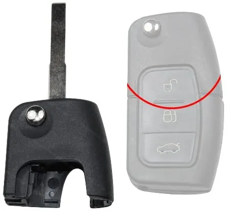 Ford Autoschlüssel Gehäuse Ersatz Rohling HU101 Schlüsselrohling Key Klappschlüssel Klappgehäuse Neu