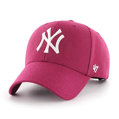 '47 Brand Snapback Cap - MLB New York Yankees Galaxy rot - Sportfan Mütze aus hochwertigem Acryl, stylisch und perfekt für jeden Yankees-Fan.