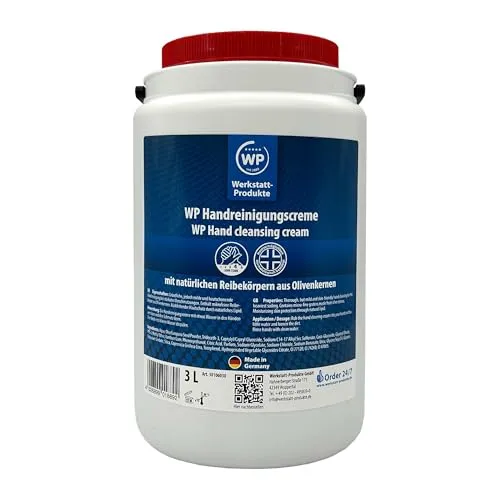 Handreinigungscreme mit Reibekörüern aus Olivenkernen 3 Liter WP