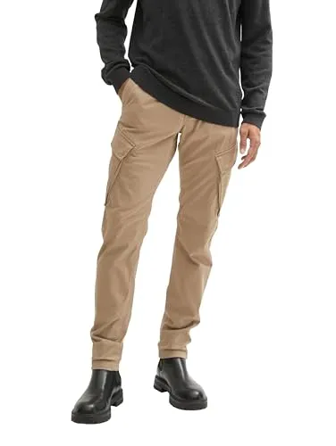 TOM TAILOR Cargohose mit schrägen Seitentaschen - Wanderhosen für Herren, bequem und atmungsaktiv mit Stretch-Qualität für optimale Bewegungsfreiheit – ideal für Freizeitaktivitäten und lässige Looks.