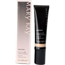 MARY KAY Tagescreme CC Cream SPF 15 - Sehr leichte Textur, 29 ml - Hochwertige Tagescreme mit mittlerem Lichtschutzfaktor für einen frischen Teint. Ideal zur Unterstützung der täglichen Hautpflege und für ein gleichmäßiges Hautbild.