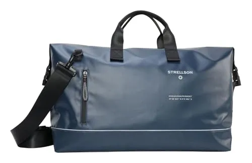 Strellson Stockwell 2.0 Landon Weekender Dunkelblau - Reisetasche mit optimalem Format für Kurzreisen oder Fitness, bietet hohen Tragekomfort dank Schulterriemen. Maße: 54 x 32 x 20 cm.