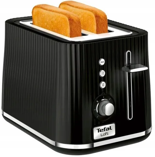 TEFAL Loft elektrischer Toaster Toaster schwarz TT761838 7 Röststufen