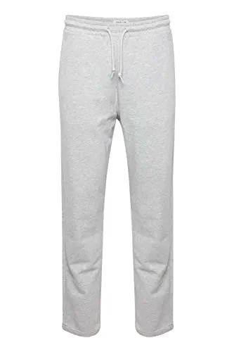 !Solid SDLenz Herren Sweat Hose - Sportliche Jogginghose in Light Grey Melange - Sport – Jogginghosen für Herren, regular fit mit elastischem Bund und Kordeln, aus nachhaltig produzierter Baumwolle für höchsten Tragekomfort.