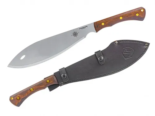 Condor POLAR NORTH MACHETE COCTK2012-1175HC - Taschenmesser mit 29,9 cm Klinge aus 1075 High Carbon Steel, inklusive Messerscheide und edlem Walnuss-Holzgriff, ideal für Outdoor-Abenteuer.