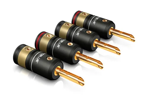 ViaBlue T8 Bananenstecker, 4er Set, NEU