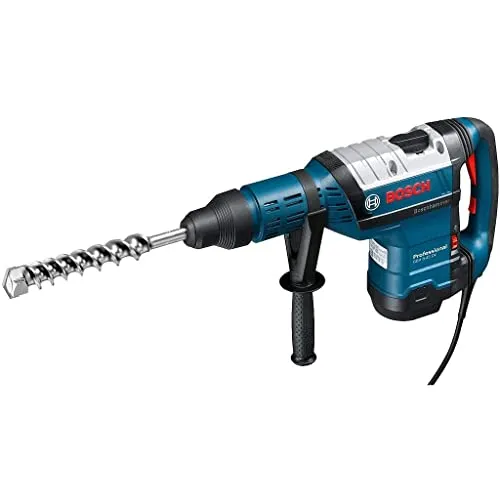 Bosch Professional Bohrhammer GBH 8-45 DV - 1.500 Watt, SDS-max, 12,5 J Schlagenergie für kraftvolles Bohren in Beton, inkl. Fetttube und Handwerkoffer