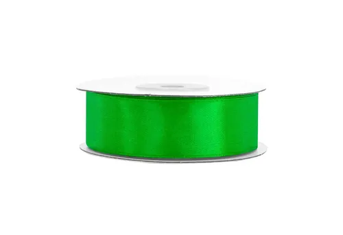 Creativery Satinband, Satinband 25mm x 25m Rolle Grün