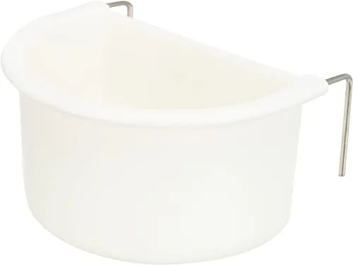 Trixie 5477 - Essgruppe zum Aufhängen aus Kunststoff mit Drahtstütze, 75 und 85 ml, verschiedene Farben, 2-teilig