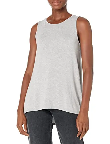 Amazon Essentials Damen Swing-Tanktop (erhältlich in Übergröße), Hellgrau meliert, XS