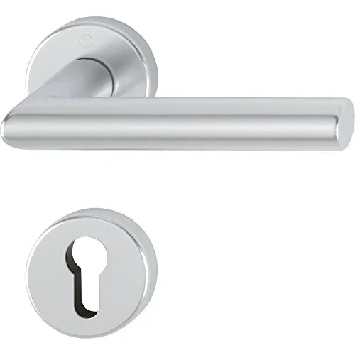 HOPPE Drückergarnitur AMSTERDAM in silber von HOPPE