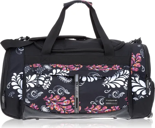 Sporttasche Adventure Gym Mate Fitness Sauna Sport Tasche ReisetascheDamen 55 cm 45 Liter Weekender 724 Black Paisley 7