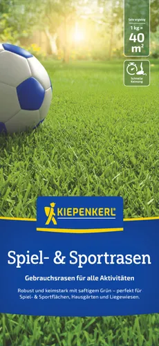 Kiepenkerl Saatgut Spiel- und Sportrasen 1 kg für ca. 40 m²