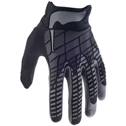 FOX 360 Motocross Handschuhe XL schwarz-grau - Motorradhandschuhe mit formgepresster Neopren-Manschette und perforierter ClarinoTM Handinnenfläche für optimalen Grip und Sicherheit beim Fahren.